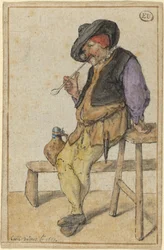 Peasant Smoking