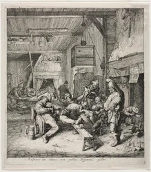 Violin Player Seated in the Inn