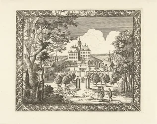 View of Huis te Werve in Voorburg