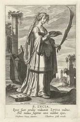St. Lucia (Speculum Illustrium Virginum)