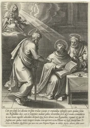 Thomas taught by Peter and Paul (The life of Saint Thomas Aquinas)