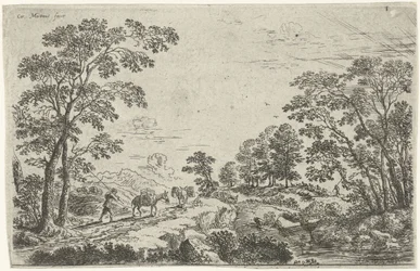 Landscape with Mule Driver