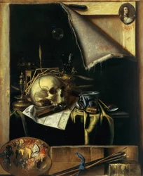 Vanitas (Still Life - Trompe l
