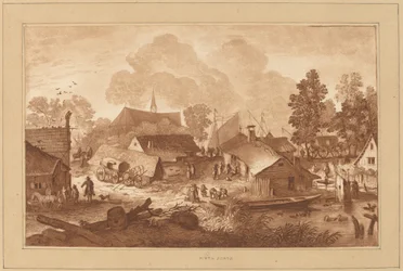 Village with Pond
