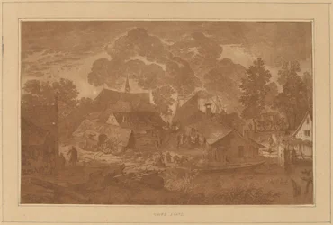 Village with Pond