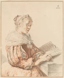 Young Girl at the Keyboard