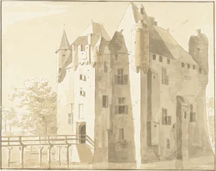 Castle Frissestein in Herwijnen, Rear View