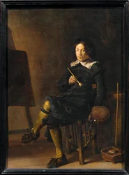 Self-Portrait at the Easel