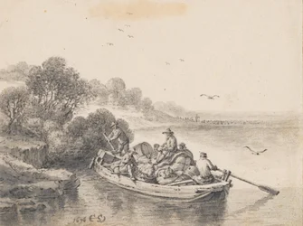 A Heavily Laden Ferry