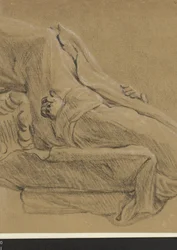 Seated man, to the left