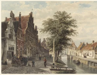 View of the Canal in Hasselt