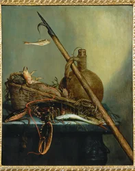 Still Life with Jug, Crustaceans and Fish