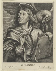 Evangelist John (title on object: S. IOANNES) (series title: Four Evangelists)