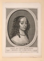 Albertine Agnes, Princess of Orange Nassau, from Nine Portraits