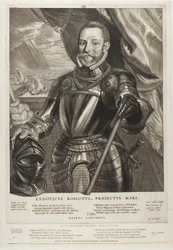 Lodewijk Boisot, Admiral of Zeeland, plate 4 from Quatuor Personae