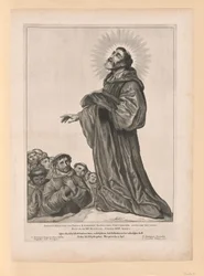 Saint Egbert the Abbot, from Saints of the North and South Netherlands