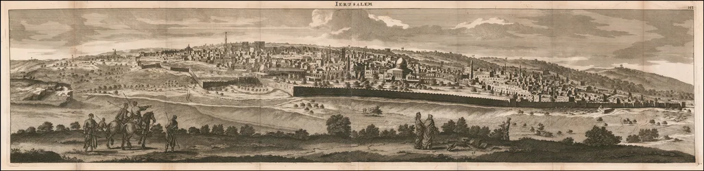 1698 View of Jerusalem