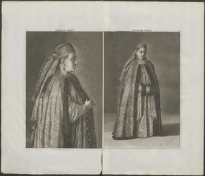 Russian woman From: Reizen over Moskovië, 1711