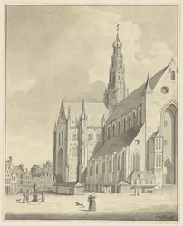 The Saint Bavo Church in Haarlem