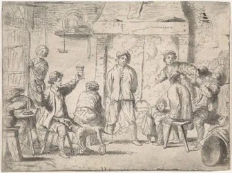 Peasants in an Inn (Genre Scenes)