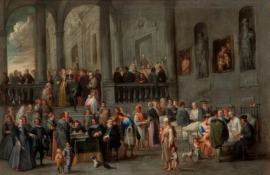 Visiting the Sick (From a Cycle with the Seven Works of Mercy). Around 1640