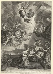 Allegory on the Birth of Princess Maria Amalia, Daughter of Hendrik Casimir, 1689
