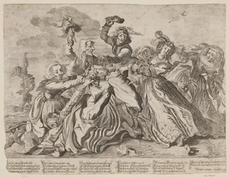 Seven Women Fighting for a Man