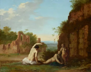 Roman Landscape with Nymphs