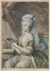 Louise, wife of Prince Karl of Hesse-Kassel, wearing Turkish Costume