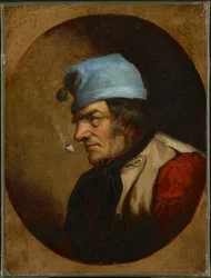 Habitant with Blue Tuque and Pipe, c.1855