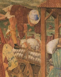 Merchant at Work (detail)