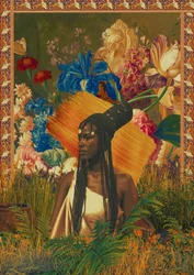 Braided Woman Floral Dream