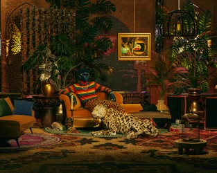 Opulent Leopard Lounge