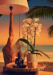 Orchid Buddha Beach Sunset