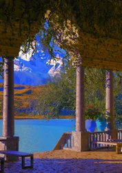 Pergola Mountain Lake View