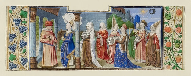 Philosophy Presents the Seven Liberal Arts to Boethius. Around 1460-1470