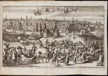 Vologda From: Historisch Verhael, of Beschryving van de Voyagie, 1677