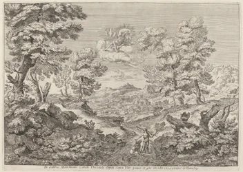 Apollo and a Nymph Leading a Lion