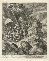 Jonah Thrown Overboard by Sailors