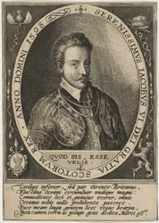 James I, as King of Scotland