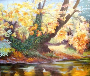 Autumn on the Darent