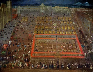 Central Square of Mexico City, 1695