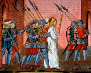 Illumination Depicting Christ Being Brought Again to Pilate