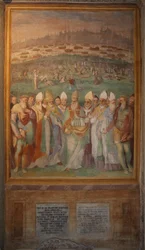 Pope Bishops and Kings Honor the Martyred Saints