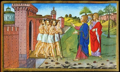 Jesus and the lepers