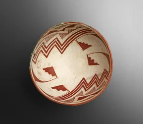 Bowl with Geometric Designs, 900-1100