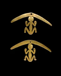 Pair of Ear Dangles, 600-1600 AD