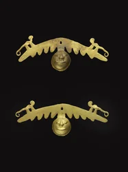 Pair of Ear Ornaments, 600-1600 AD