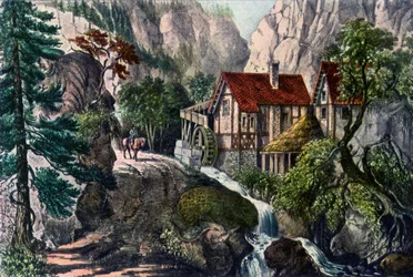 Old Swiss Mill, 1872