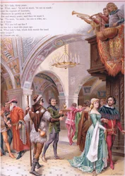 Gentlemen, welcome (illustration from Romeo and Juliet)